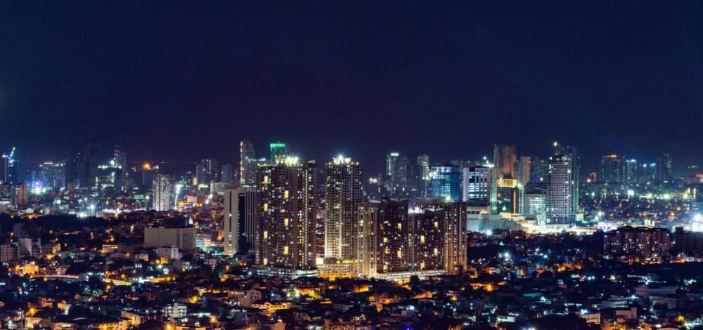 Aerial view of Entertainment City in Manila, Philippines