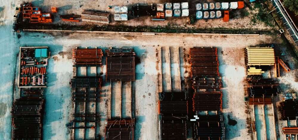 Aerial view of Wynn Al Marjan Island construction site in UAE