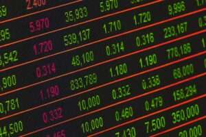 Global sports betting industry data visualization on a digital screen