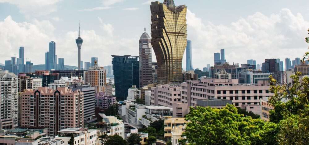 Modern integrated resort complex in Asia