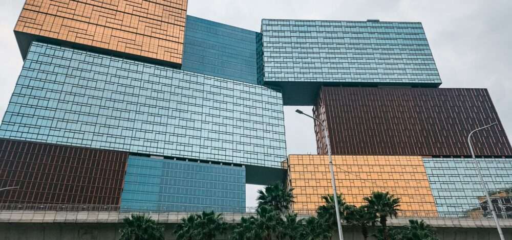 Galaxy Macau resort exterior at night