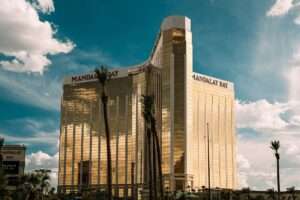 Modern casino resort skyline in Poipet, Cambodia