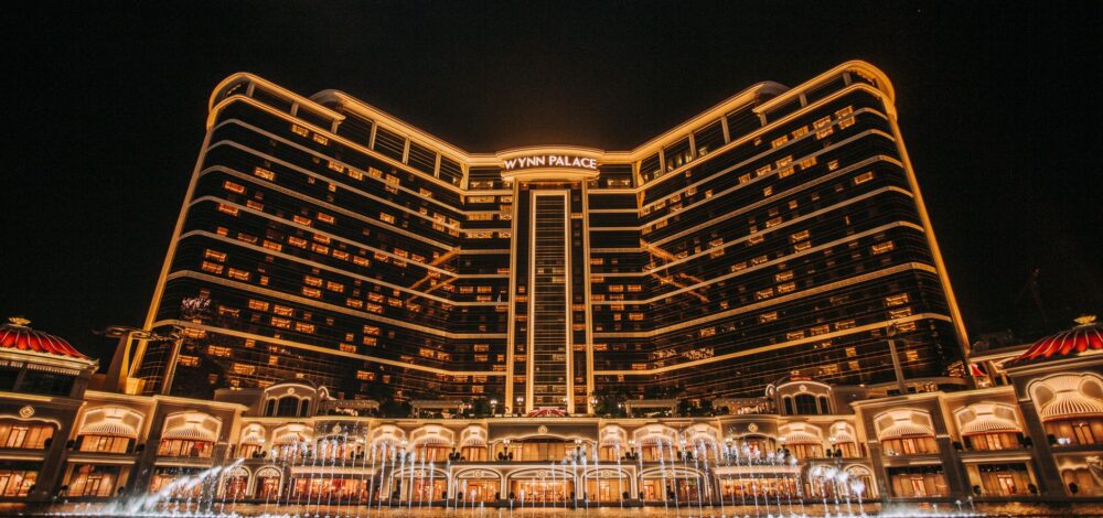 Modern casino resort skyline in Angeles City, Philippines