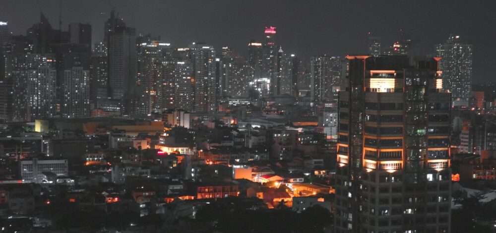 Aerial view of Entertainment City in Manila, Philippines