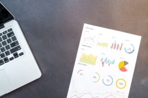 Data visualization of slot machine volatility metrics and market trends