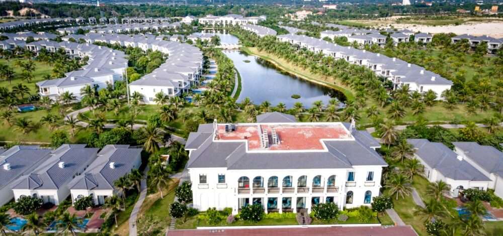 Modern casino resort complex in Vietnam