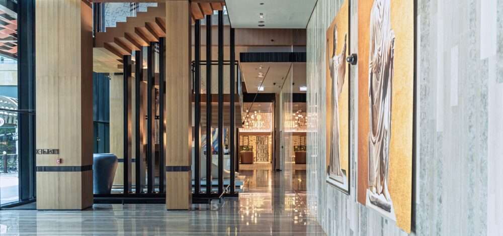 Modern luxury integrated resort interior architecture