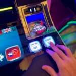 Abstract representation of digital slot game development and innovation