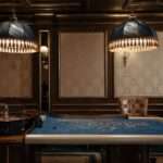 Modern casino interior in Phnom Penh, Cambodia