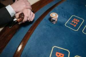 AI dealer operating at a high-end casino table in Philippines