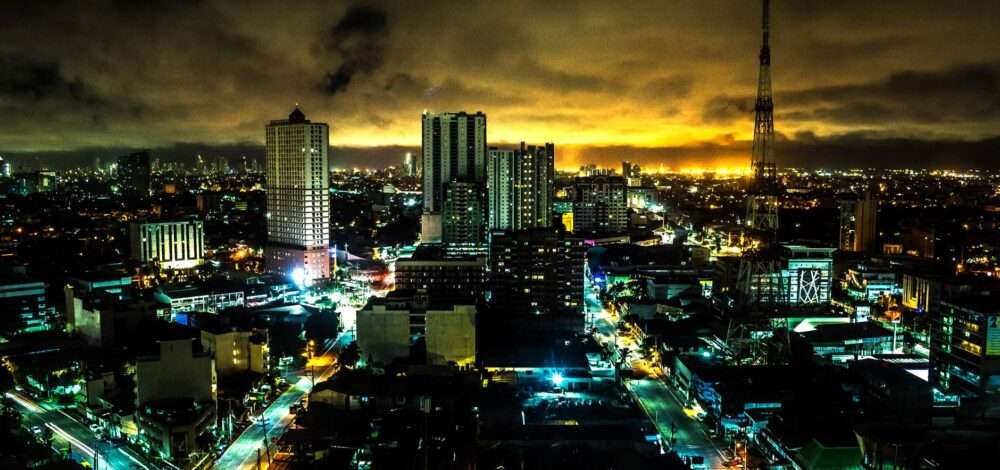 Aerial view of Entertainment City in Manila, Philippines