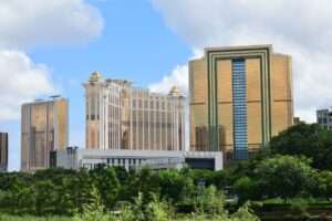 MGM Resorts International logo and conceptual architecture in Thailand