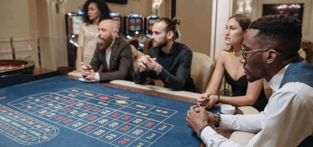 Modern interior of a luxury casino in Vietnam
