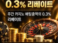 [이벤트] 카지노 턴오버 0.3% 리베이트